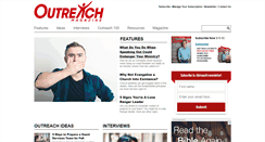 Desktop Screenshot of outreachmagazine.com